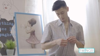 Big Cock Twink Logan Butt Bangs Horny Rainbow Boy Nico!