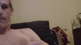 Masturbating while watching gay porn