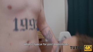 TUTOR4K. A Fucking Literature Lesson