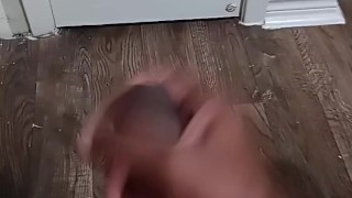 Jacking off my big dick