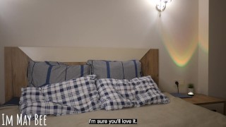 A video call with my boyfriend ended in hot online sex. JOI. ASMR Virtual sex
