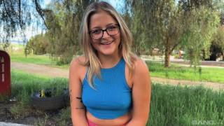 Real Teens - Bubble Butt Newcomer Jill Taylor Loves To Be Fingered In The Outdoors More Than Anythin