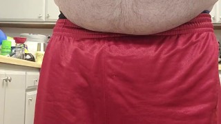 Wetting my gym shorts