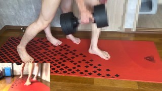 巨根が筋トレしてたらGカップのエロコスプレ美女が誘惑してきたから挿入した結果...