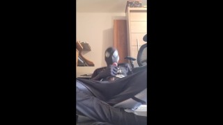 Spiderman cumming in free time.