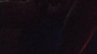 Guy comes into my booth and strokes my hard thick cock at gloryhole