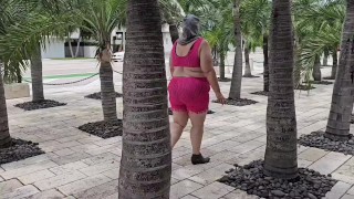 Guy at the park couldn’t resist my big white ass - bbw ssbbw, fat ass, Massive ass, fat girl peeing