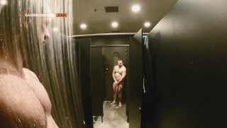 Gym Jock Jerks in Showers