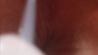 Cumshot with ass