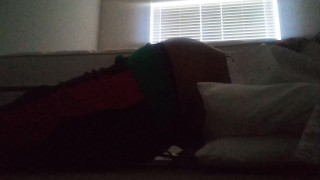 My dick was so hard I stuffed my sex toy with it