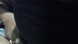 Whore babe sucks my cock like he hasn't got the taste for years. I moaned while he sucked me so hard