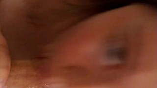 Girl gives sloppy blowjob and swallows cum