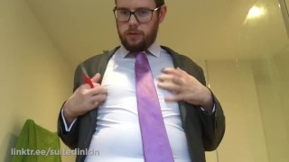 Lilac Shirt and Tie Destruction
