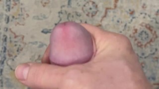 Straight Solo amateur verbal and moaning big cumshot