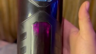 Probando la nueva máquina que lo chipa bien rico , me vengo en 5 minutos