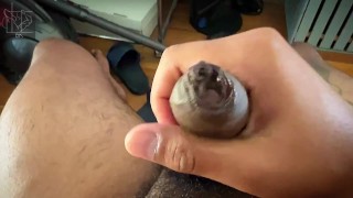 Precum king wet foreskin bbc POV