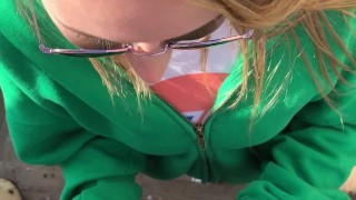 Petite Blonde Teen Takes Dick Down Her Throat - College Fun - Laney Grey - Brad Newman