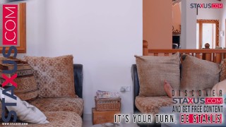 💥💦 STAXUS :: Fucking my boyfriend's small white ass hard HD