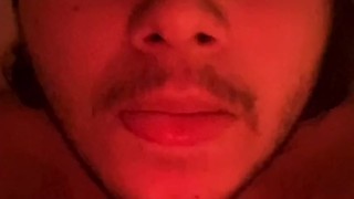 moaning and breathing heavy for you while I’m cumming