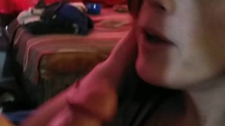 Beautiful Brunette Knows How To Lick and Suck Dick