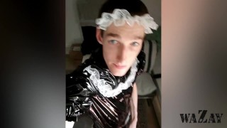 😛 Exhib Sissy Edge at Window