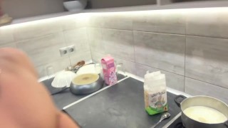 Semolina Puding , Naked Cooking