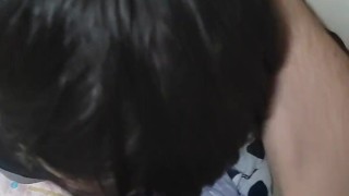 Amazing Pushing limits blowjob and cumming inside Japanese whore's mouth
