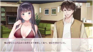 【#03 女子大生との同棲生活(体験版)実況】爆乳JDと鏡の前でバック中出しセックス&正常位エッチ(援交エロゲー ) Hentai game