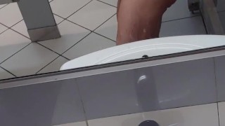 In public bathroom