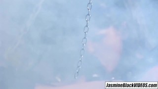 JASMINE BLACK VIDEOS - Sex Swing Reverse Cowgirl Big Naturals