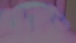 Squirting all over my dildo on the kitchen table