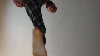 I Wake Up And Find You in my Floor! So I walk on you, step on you, and I start removing my clothes!