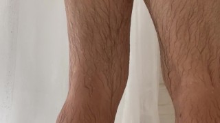 My roommate thinks he’s slick with the cam, I showered anyway.