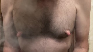 Clouds on my Pumped Nipples