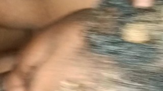 Sloppy Blowjob from Horny Ebony Mom....Rate her Head Game