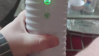 Young Chubby Guy Uses Lovense Max 2 Until He Cums