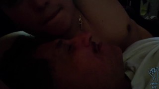 Disabled gets his Boy Titties & Cock Sucked by Daddy