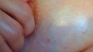 Wife masturbating nipples