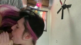 Sucking his dick like a good girl😏😈