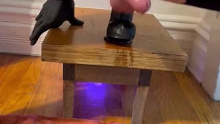 HARDCORE PROSTATE MILKING huge dildo