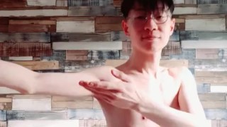 CUTE BOY DANCES LIKE A HAWAIIAN