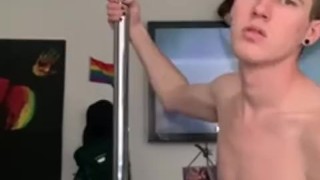 A twink and his pole