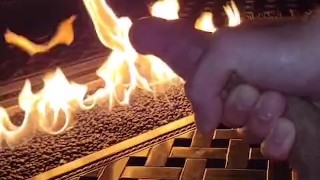 Another public jerk off & cum on my neighbors patio/gazebo. Masterbating, moaning & jizzing outside!