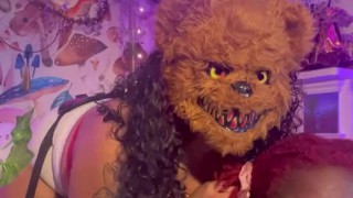 How lesbians get into the Halloween spirit! (Strap on sex!)