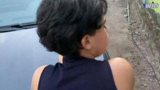 🔥rabuda gostosa fode com uber em sitio abandonado , ela disse que tava doendo