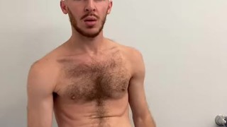 HUNG SCRUFFY BOY BLOWS BIG LOAD