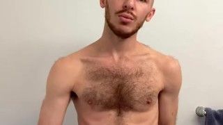 HUNG SCRUFFY BOY BLOWS BIG LOAD