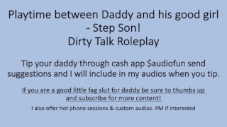 Daddy StepDaughter Play time (Verbal dirty talk asmr)