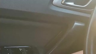 VERY RISKY! Playing with my Sissy Clit by a Busy Road!