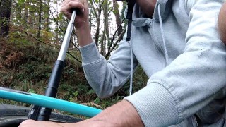 La Rueda de Mi Bicicleta🚴pincho y Termine Haciendole una Gran Mamada al Inflador!Extraño me Vio